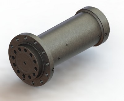 Spiral swing oil cylinder